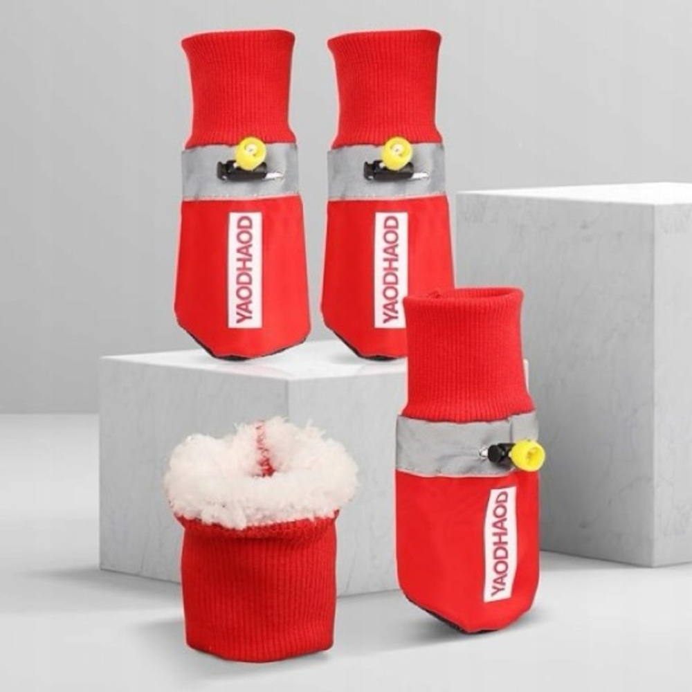 ✨BNWT - Dog Snow Booties - Breathable Socks - Medium to Large Dog✨ - Picture 2 of 6